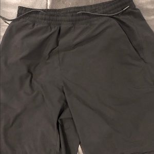 Black lululemon men’s shorts